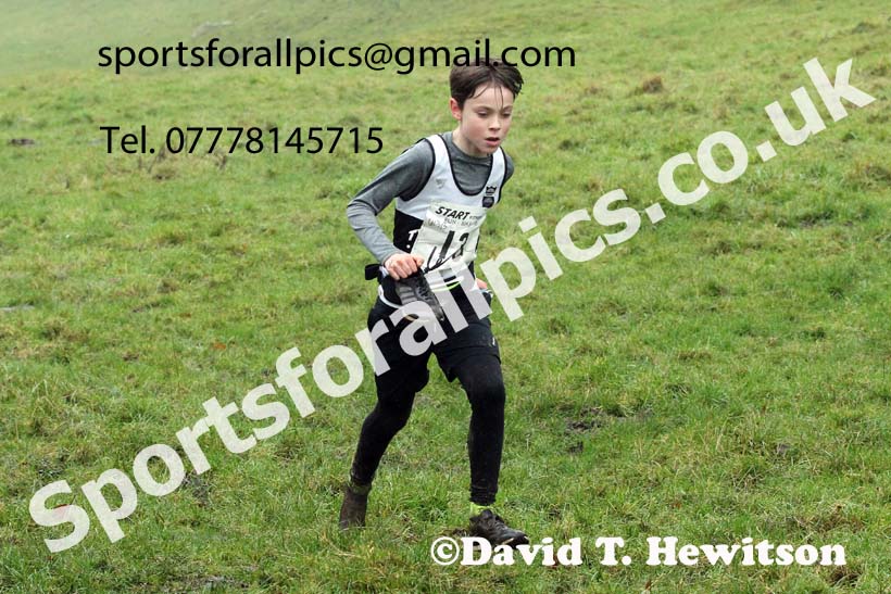 Boys under-13s, NECAA Junior Cross Country Relays, Thornley Farm, Peterlee, Saturday, December 12th. Photo: David T. Hewitson/Sports for All Pics